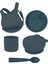 Deep Blue Beşli Set (Önlük+Tabak+Kase+Bardak+Kaşık) 1