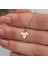 Gümüş Çınar Yaprağı Kolye Rose Gold Kaplama Sade Yaprak Kolye 1