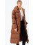 Z6756 Dewberry Bayan Şişme Kaban-Camel 3