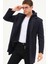 PLT8371 Dewbrry Erkek Palto-Diagonal Lacivert 1