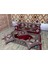 Şark Köşesi Saraylı Desenli Minder, Kilim, Orta Puf Konsept 9 Parça Bordo 3