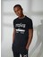 Bisiklet Yaka Düz Siyah Erkek T-Shirt M648000022662G T-Shirts Regular 1