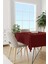 Kırmızı Bordo Ramazan Temalı Motif Desenli Dijital Baskılı Masaörtüsü CGH1286-MS 2
