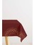 Kırmızı Bordo Ramazan Temalı Motif Desenli Dijital Baskılı Masaörtüsü CGH1286-MS 3