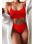 Yüksek Bel Fitilli Kumaş Bikini Altı 1