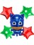 Pijamaskeliler Balon Seti Pjmasks Konsept Helyum Balon Set Pijamaskeli Doğum Günü Set 1