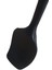 Yanmaz Yapışmaz Silikon Spatula Yassı Kaşık Seti 6lı Siyah 27cm 2