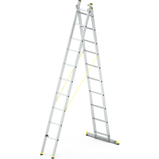 Narvon 2x3 (6 M) A Tipi Sürgülü Alüminyum Merdiven