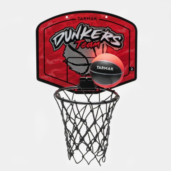 Decathlon Tarmak Çocuk / Yetişkin Mini Basketbol Potası - Kırmızı / Gümüş - SK100 Dunkers