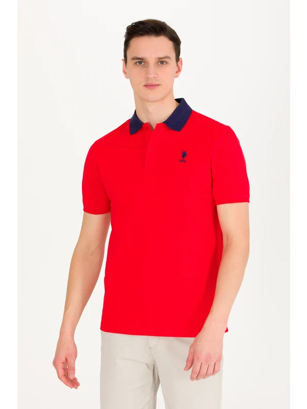 U.S. Polo Assn. Erkek Kırmızı Tişört 50264895-VR030