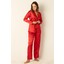 Uzun Kollu Saten Pijama Takımı 3