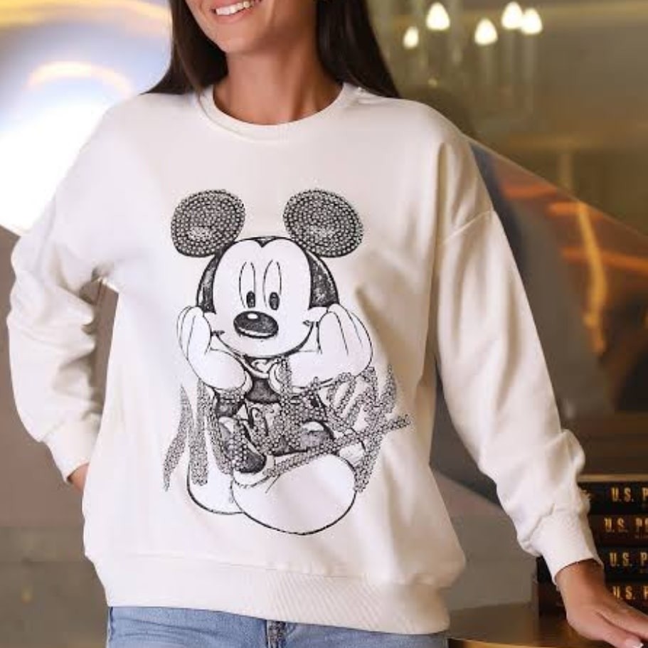 River Butik Karikatürlü Sweat