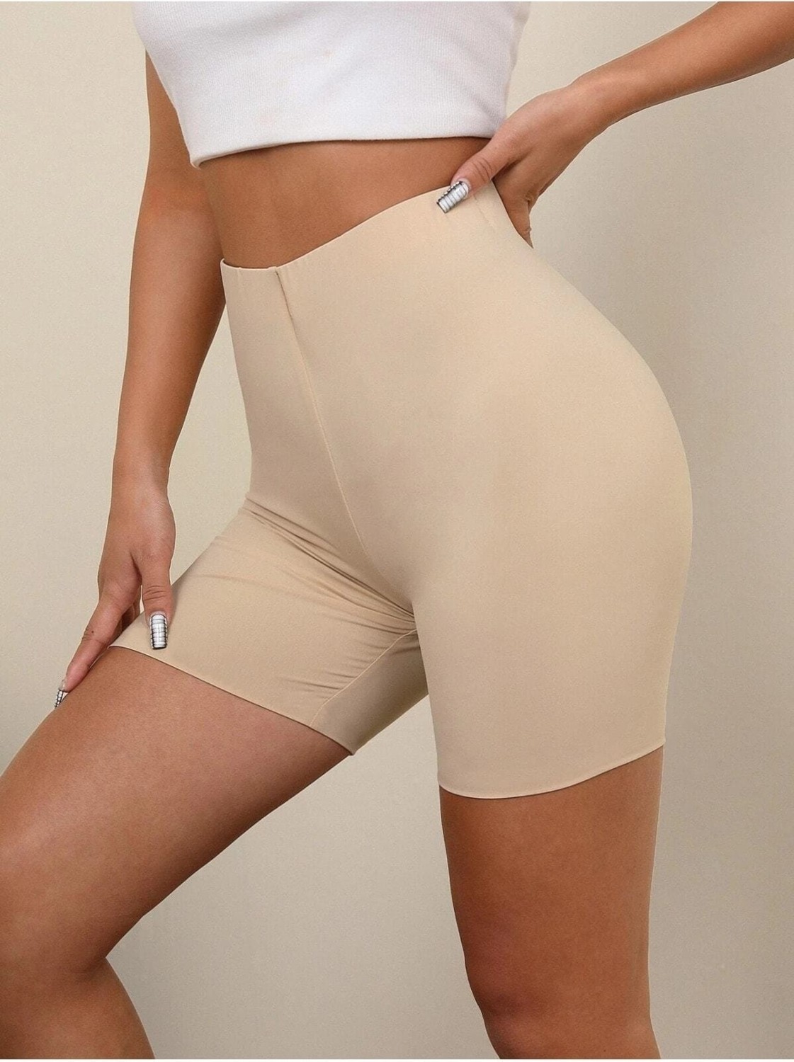 Mistirik Porfy Basen Etkili Lazer Kesim Paçalı Korse Extra Sıkı Kısa Şort görsel 6