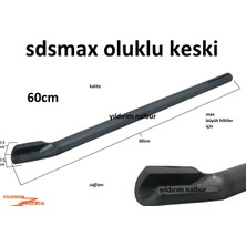 Yıldırım Nalbur Sdsmax Oluklu 60CM Keski Kırıcı Matkap Ucu Keski Kanallı Keski