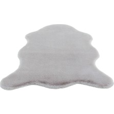 Eko Halı Soraya Mollıs Gri 100*160 cm Suni Tavşan Postu