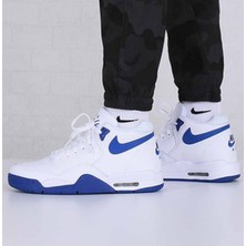 Nike Flight Legacy Erkek Basketbol Ayakkabı BQ4212-103-BEYAZ-MAVI