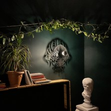 Hedgehog Art Shop "jellyfish" Gölge Duvar Aydınlatması, Özel Tasarım Aplik, Tasarım Duvar Lambası