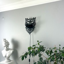 Hedgehog Art Shop "loong Mask" Gölge Duvar Aydınlatması, Özel Tasarım Aplik, Tasarım Duvar Lambası