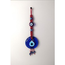 HD Marketim Cam Nazar Kötü Göz Kovucu Hand Made Ağaç Duvar Dekorasyonu Makrome Nazarlık Duvar Ağaç Ev Süsü