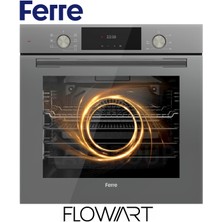 Ferre Flowart  Serisi Gri Set (CS208 + QMS63CPR +D065 )