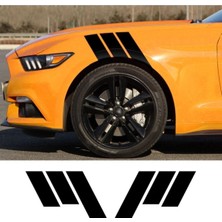 3lü Şerit Çamurtluk Sport Oto Sticker, Araba, Etiket, Modifiye, Tuning, Arma