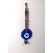 HD Marketim Cam Nazar Kötü Göz Kovucu Hand Made Ağaç Duvar Dekorasyonu Hasır Nazarlık Duvar Ağaç Ev Süsü