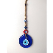 HD Marketim Cam Nazar Kötü Göz Kovucu Hand Made Ağaç Duvar Dekorasyonu Hasır Nazarlık Duvar Ağaç Ev Süsü