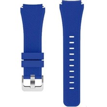 Basias Huawei Watch Buds Akıllı Saat Çapraz Çizgili Silikon Kordon Kayış (22MM)