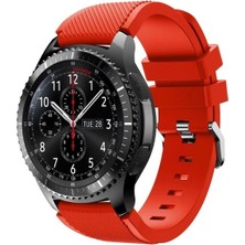 Basias Huawei Watch Buds Akıllı Saat Çapraz Çizgili Silikon Kordon Kayış (22MM)