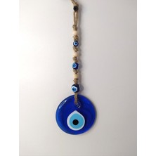 HD Marketim Cam Nazar Kötü Göz Kovucu Hand Made Ağaç Duvar Dekorasyonu Hasır Nazarlık Duvar Ağaç Ev Süsü