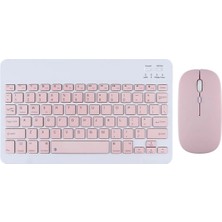 Alfa MEC Apple Ipad 10. Nesil 10.9 2022 A2696 A2757 A2777 Uyumlu Kablosuz Bluetooth Klavye Mouse+Set