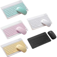 Alfa MEC Apple Ipad 10. Nesil 10.9 2022 A2696 A2757 A2777 Uyumlu Kablosuz Bluetooth Klavye Mouse+Set