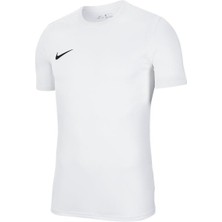 Nike Dry Park Vıı Erkek Beyaz Tişört BV6708-100 V2 Dar Kesim Nefes Alabilir Kumaş
