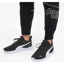 Puma Anzarun Lite Kadın Siyah Beyaz Spor Ayakkabı Nefes Alabilir Yapı ile Koşu ve Yürüyüş İçin İdeal