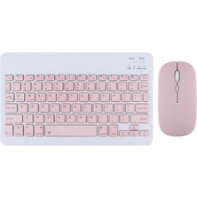 Alfa MEC Samsung Galaxy Tab A T510 T515 T517 Uyumlu Kablosuz Bluetooth Klavye Mouse+Set