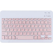 Alfa MEC Samsung Galaxy Tab A T510 T515 T517 Uyumlu Kablosuz Bluetooth Klavye Mouse+Set