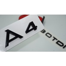 Dk Audi A4 30 Tdi Parlak Siyah Abs 3m 3D Bagaj Yazı Logo Orjinal Ürün