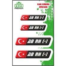 Motorcu Aziz Aslan Kan Grubu  Ab Rh(-) Siyah Dörtlü DE152