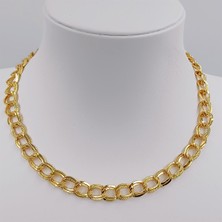 Hena Çelik Gold Samanyolu Kolye 40 cm