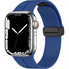 Fogy Apple Watch 42MM Uyumlu Mıknatıslı Manyetik Tasarım Silikon Kordon Kayış