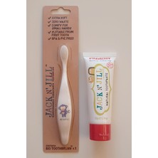 Jack N'jill Maymun Diş Fırçası ve Diş Macunu Çilek Aromalı Macun