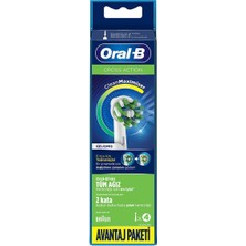 Oral-B Cross Action Şarjlı Diş Fırçası Yedek Başlığı 4'lü