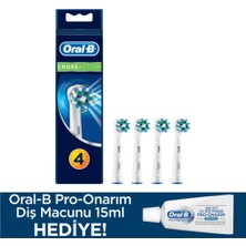 Oral-B Cross Action 4'lü Diş Fırçası Yedek Başlığı + Diş Macunu