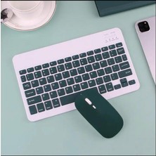 Alfa MEC Apple Ipad Pro 9.7 Inç Uyumlu Kablosuz Bluetooth Klavye+Mouse Set