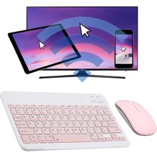 Alfa MEC Apple Ipad Pro 9.7 Inç Uyumlu Kablosuz Bluetooth Klavye+Mouse Set