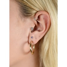 Çelikoğlu Kuyumculuk 14 Ayar Altın Halka Küpe 2,40 gr