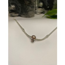 Ni Aksesuar Gümüş S925 Damgalı Star Wars Bb-8 Charm