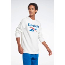 Reebok Rı Flc Big Logo Cre Beyaz Erkek Sweatshirt