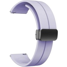 Apsuwa General Mobile Gm Watch Kordon Kayış D-Buckle Mıknatıslı Silikon 22/DBL2W