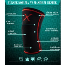 Knee Sleeve , Fitness Spor Dizlik , Ortopedik Antrenman Dizliği , Unisex 2'li Paket